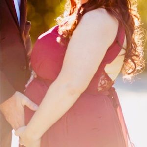 Bari Jay Bridesmaid Dress 1774 with pockets